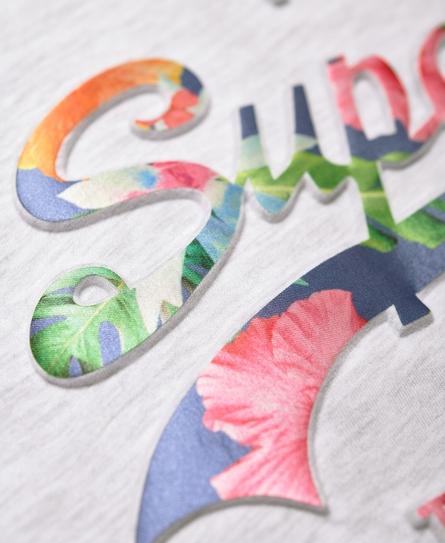 V LOGO PHOTO TROPICAL INFILL ENTRY TEE